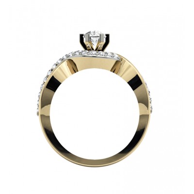 Alluring Solitaire diamond Engagement Ring